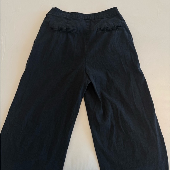 Jenni Kayne Linen Keaton Trouser Pant Black - Picture 7 of 8